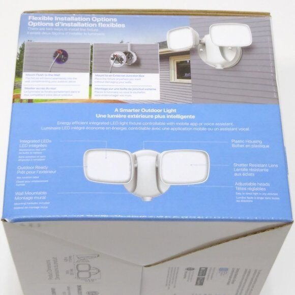 Feit Electric Dual Head Flood Light Smart LED Light 2000 Lumens 120° Angle NIB - Picture 8 of 10